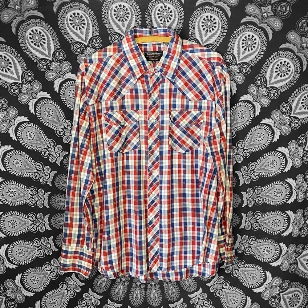 VINTAGE 70s western button down